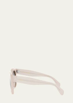 Celine3 Dots Acetate Square Sunglasses