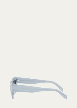 CelineMen's Bold 3 Dots Square Sunglasses