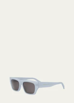 CelineMen's Bold 3 Dots Square Sunglasses