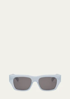 CelineMen's Bold 3 Dots Square Sunglasses