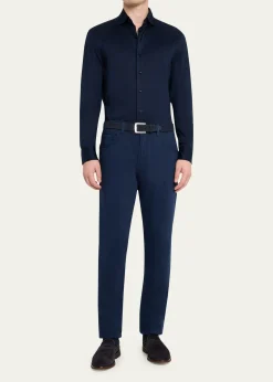 Cesare AttoliniMen's Cotton Jersey Sport Shirt