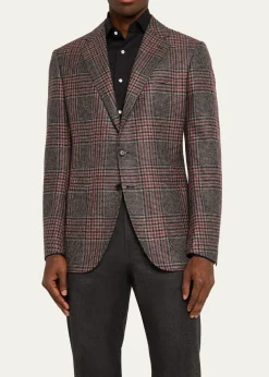 Cesare AttoliniMen's Melange Cashmere Twill Sport Coat