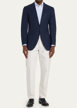 Cesare AttoliniMen's Micro Hopsack Sport Coat
