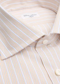 Cesare AttoliniMen's Multi-Stripe Cotton Dress Shirt