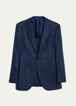 Cesare AttoliniMen's Textured Cashmere Jacket