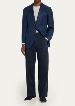 Cesare AttoliniMen's Textured Cashmere Jacket