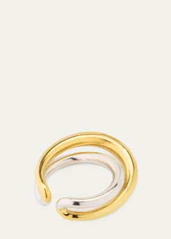 Charlotte ChesnaisInitial Ring Two-Tone