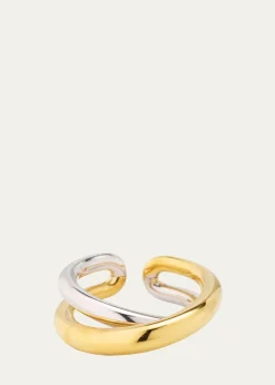 Charlotte ChesnaisInitial Ring Two-Tone