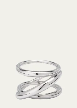 Charlotte ChesnaisSterling Silver Bague Triplet Ring