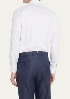 CharvetMen's Super Panama Cotton Dress Shirt