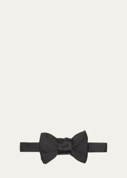 CharvetSilk Bow Tie, Black