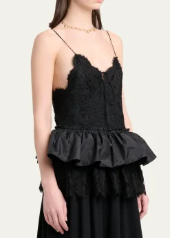 ChloeLight Technical Taffetas Top