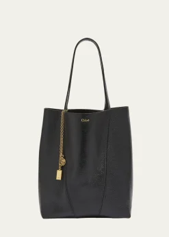 ChloeSpin Medium Tote Bag in Leather