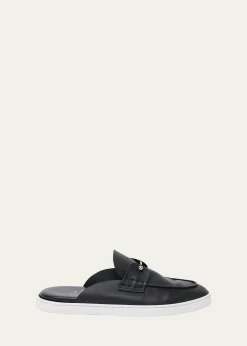 Christian LouboutinMen's Chanme Leather Slides