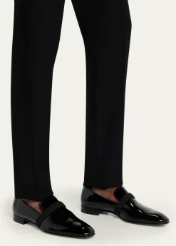 Christian LouboutinMen's Dandydeco Red-Sole Patent Loafers