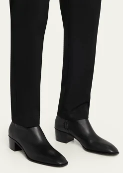 Christian LouboutinMen's Ziggissimo Forever Leather Ankle Boots