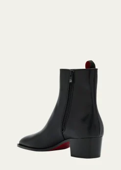 Christian LouboutinMen's Ziggissimo Forever Leather Ankle Boots