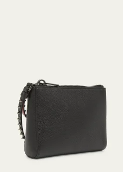 Christian LouboutinCabata Mini Pouch Wristlet in Leather