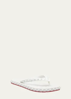 Christian LouboutinLoubi Donna Spike Flip Flops