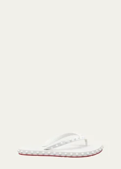 Christian LouboutinLoubi Donna Spike Flip Flops