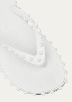 Christian LouboutinLoubi Donna Spike Flip Flops