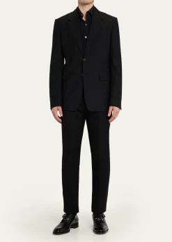 Christian LouboutinMen's Chambeli Monk-Strap Leather Loafers