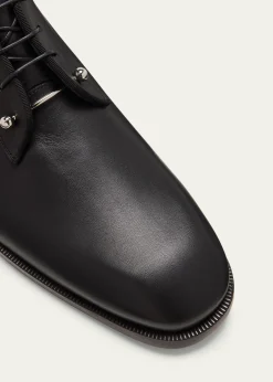 Christian LouboutinMen's Chambeliss Collar-Pin Leather Derby Shoes