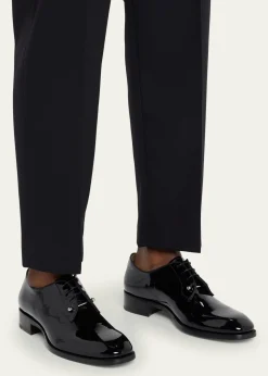 Christian LouboutinMen's Chambeliss Patent Leather Derby Shoes