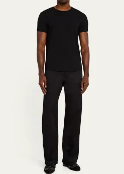 Christian LouboutinMen's Dandysiago Rhinestone and Leather Loafers