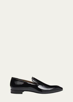 Christian LouboutinMen's Dandelion Patent Leather Loafers