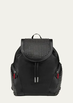 Christian LouboutinMen's Funky Spikes Leather Backpack