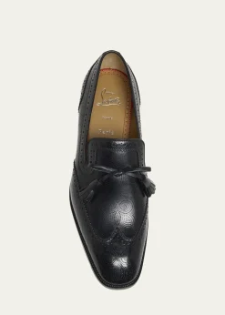 Christian LouboutinMen's Grave Wingtip Brogue Leather Loafers