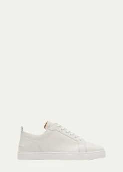 Christian LouboutinMen's Louis Junior Leather Low-Top Sneakers