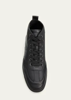 Christian LouboutinMen's Retero High-Top Sneakers in Leather