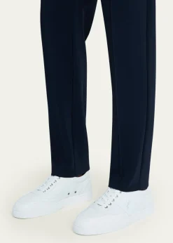 Christian LouboutinMen's Retero Grained Leather Low-Top Sneakers