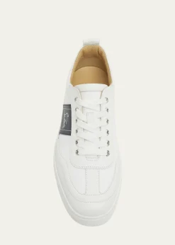 Christian LouboutinMen's Retero Canvas and Leather Low-Top Sneakers
