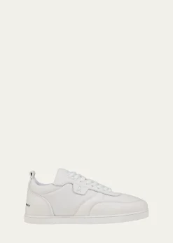 Christian LouboutinMen's Sk Vi Flat Calf Leather Low-Top Sneakers
