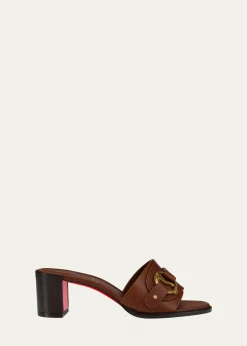 Christian Louboutin55mm Her in Roma Leather Mules