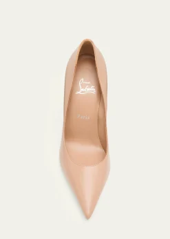 Christian Louboutin100mm Miss Z Leather Pointed-Toe Pumps