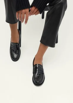 Church'sPembrey Studded Leather Penny Loafers