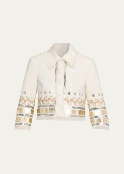 Cinq a SeptNadia Embellished Jacket