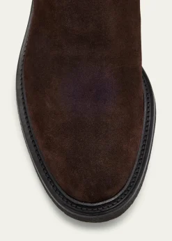 Common ProjectsMen's Suede Rubber-Sole Chelsea Boots