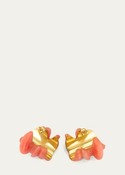 CompletedworksClash Sterling Silver Bio-Resin Post Earrings