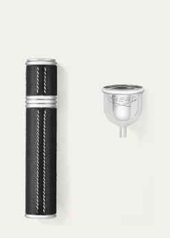 CREEDEmpty 0.33 oz. Leather Atomizer, Silver/Black