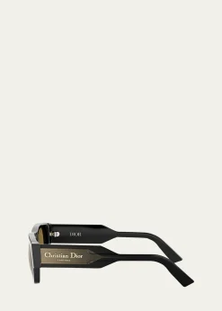 DiorChristian Dior Label S1I Rectangular Sunglasses