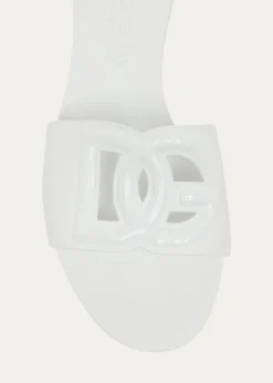Dolce&GabbanaCut-Out DG Rubber Sandals