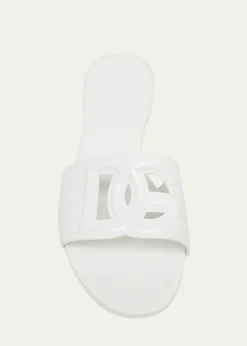 Dolce&GabbanaCut-Out DG Rubber Sandals