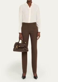 Dolce&GabbanaMy Sicily Leather Top-Handle Bag