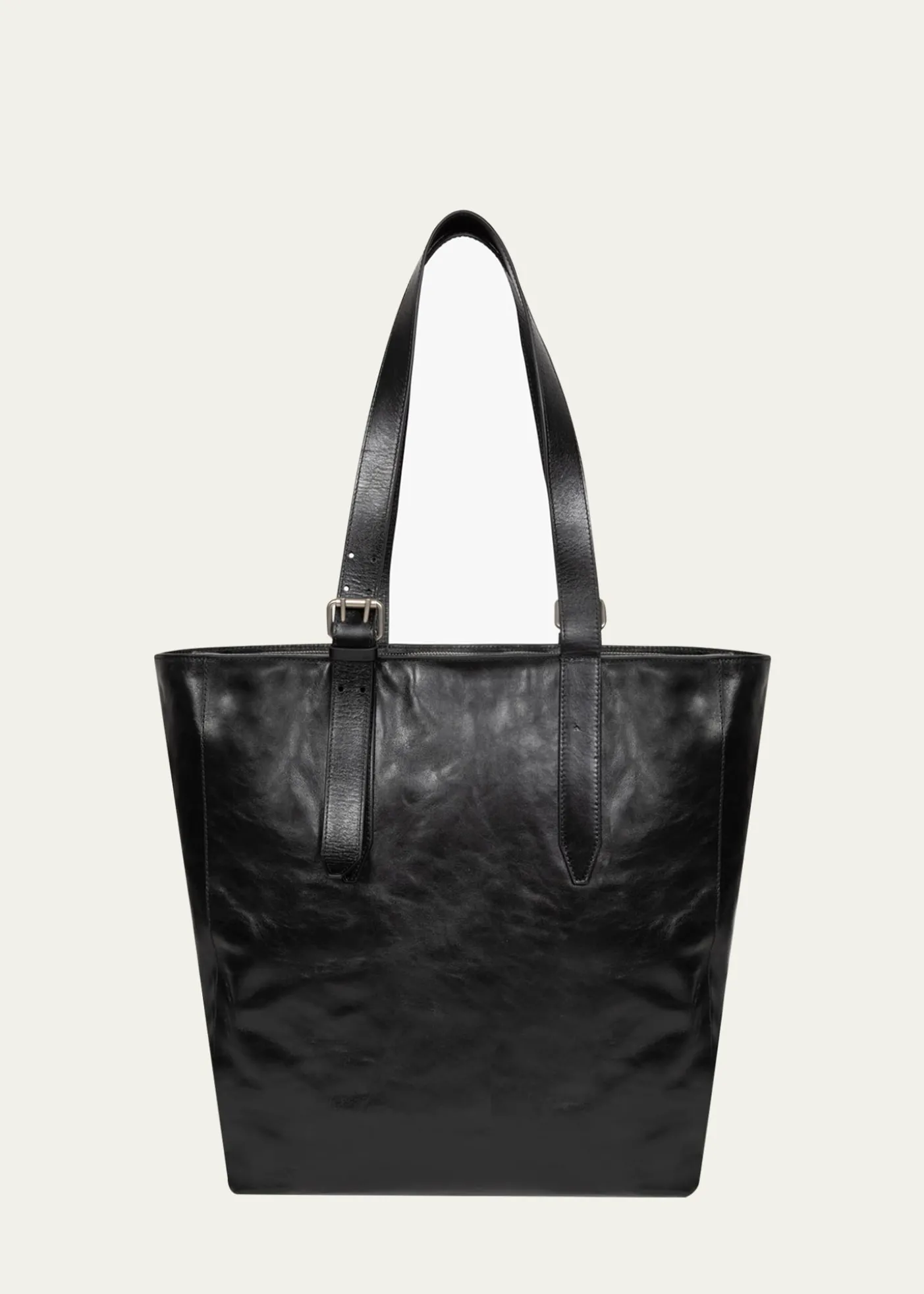 Dries Van NotenMen's Leather Messenger Bag with Shoulder Strap