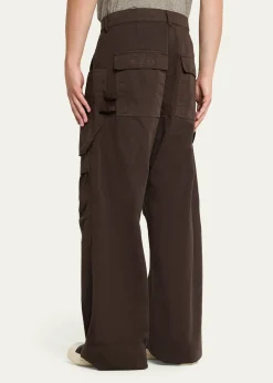DRKSHDW RICK OWENSMen's Stefan Relaxed-Fit Cotton Cargo Pants